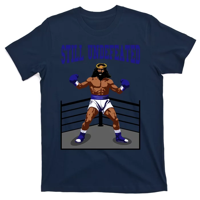 Still Undefeated Jesus Front & Back T-Shirt