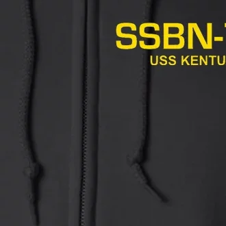 Ssbn737 Uss Kentucky Full Zip Hoodie