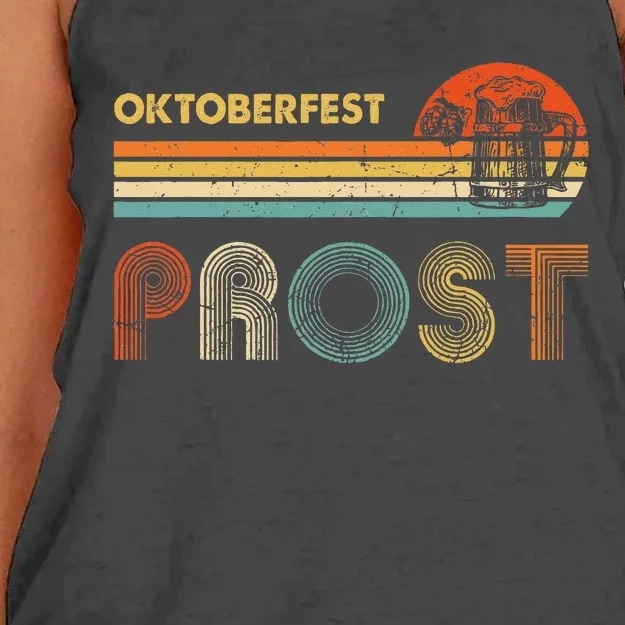 Shut Up Liver Its Oktoberfest Prost Yall Beer Drinking Women's Knotted Racerback Tank