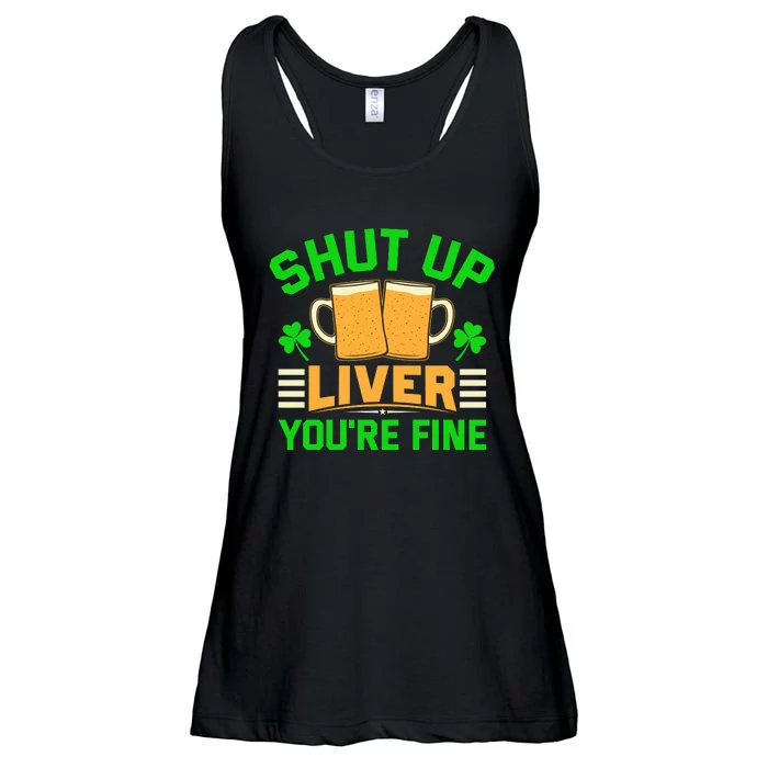 Shut Up Liver You're Fine Ladies Essential Flowy Tank