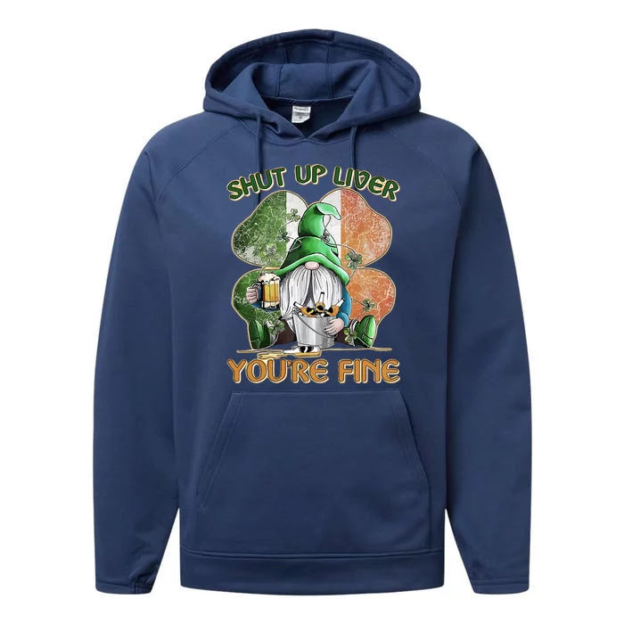 Shut Up Liver You're Fine Performance Fleece Hoodie