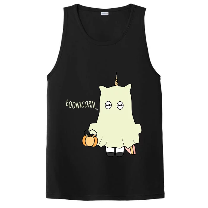 Spooky Unicorn Lover Halloween Boonicorn Halloween Gift Performance Tank