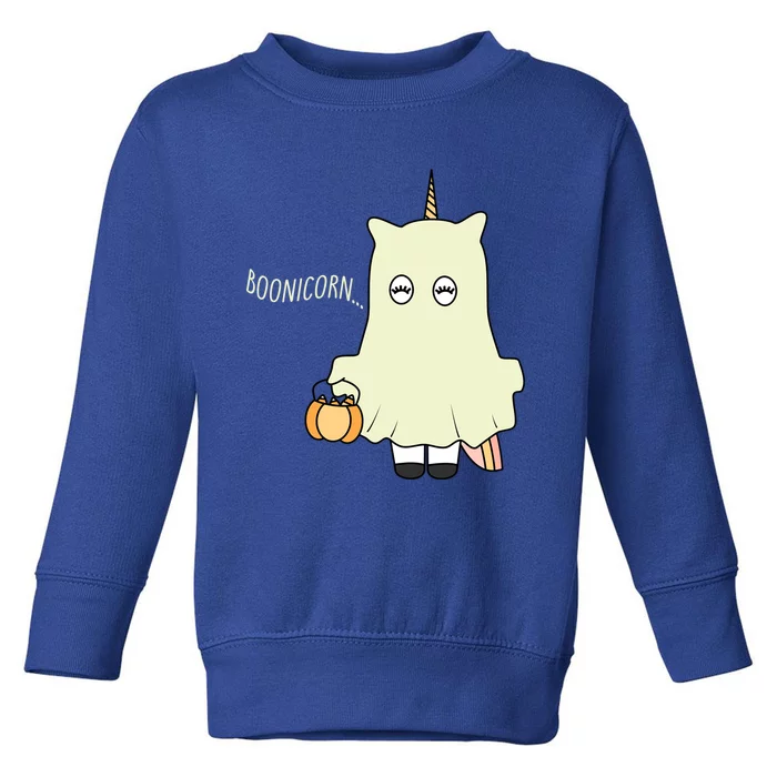 Spooky Unicorn Lover Halloween Boonicorn Halloween Gift Toddler Sweatshirt