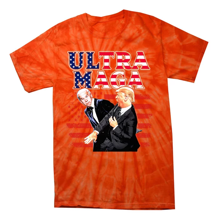 Super Ultra Mega Maga Trump Liberal Supporter Republican Tie-Dye T-Shirt