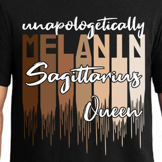 Sagittarius Unapologetically Melanin Queen For Black Gift Pajama Set