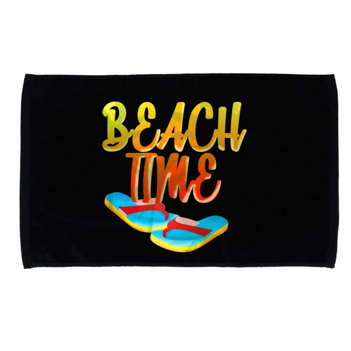 Summer Beach Time Microfiber Hand Towel