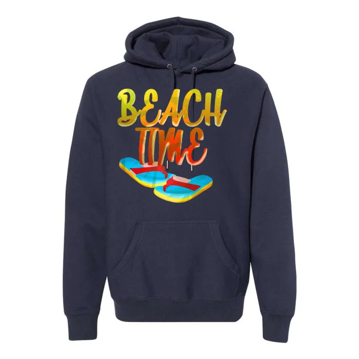 Summer Beach Time Premium Hoodie