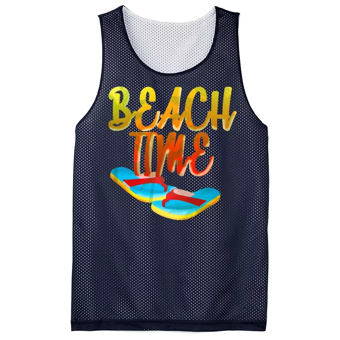 Summer Beach Time Mesh Reversible Basketball Jersey Tank