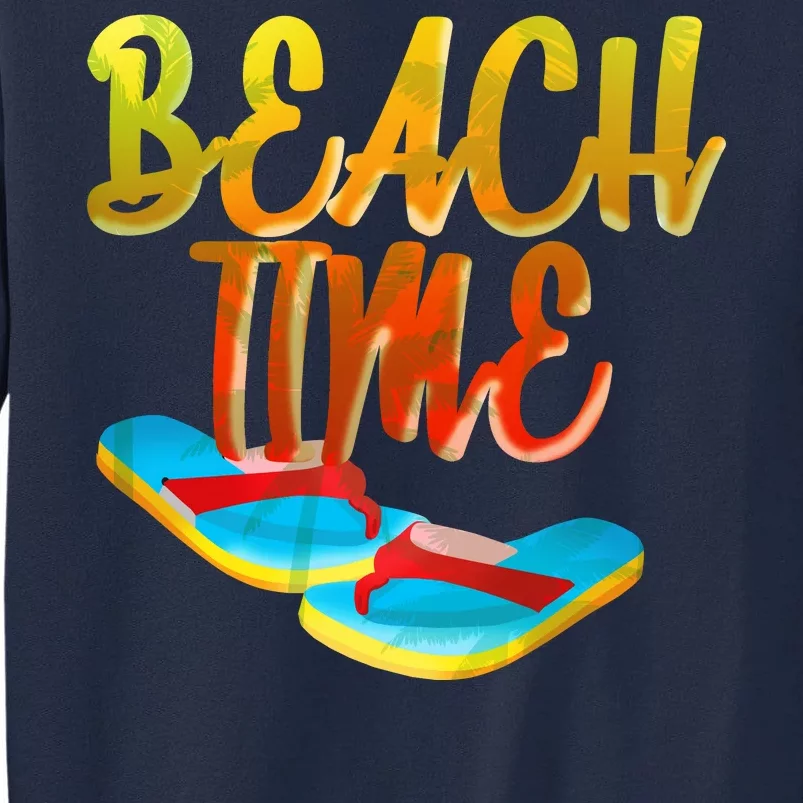 Summer Beach Time Tall Sweatshirt