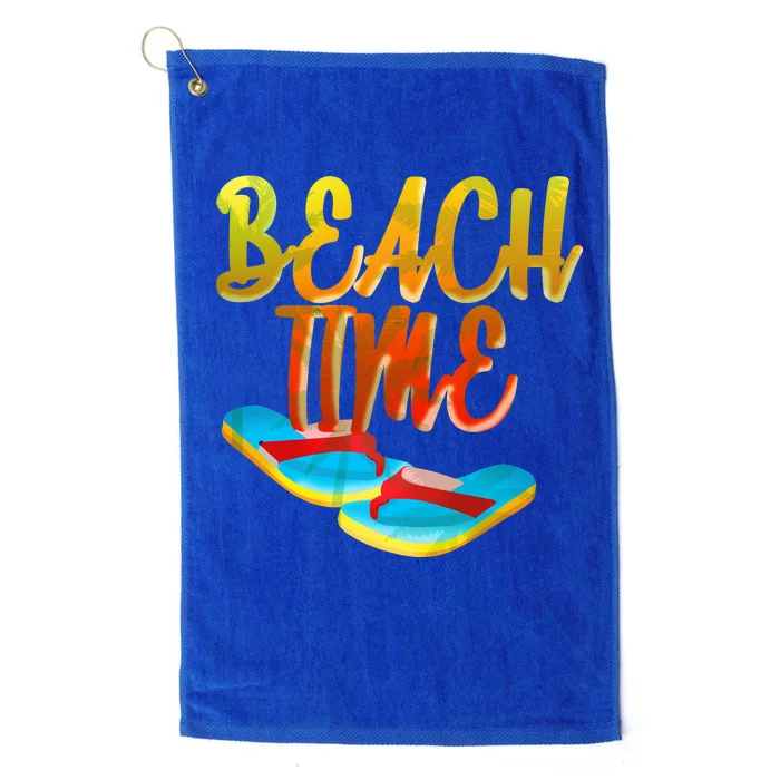 Summer Beach Time Platinum Collection Golf Towel