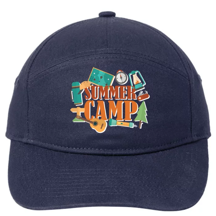 Summer Camp 7-Panel Snapback Hat