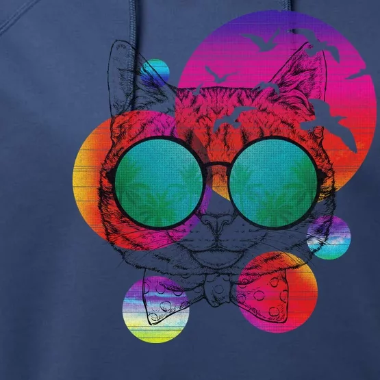 Summer Cat Performance Fleece Hoodie