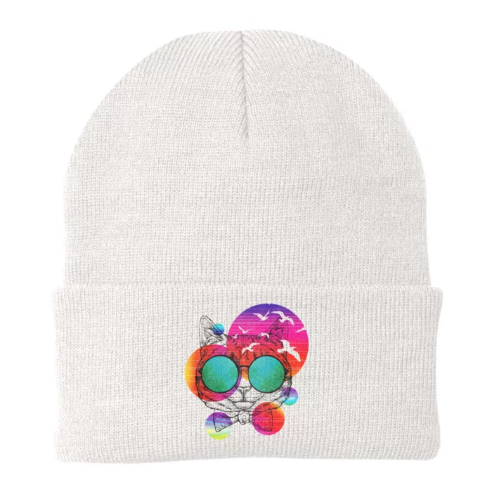 Summer Cat Knit Cap Winter Beanie