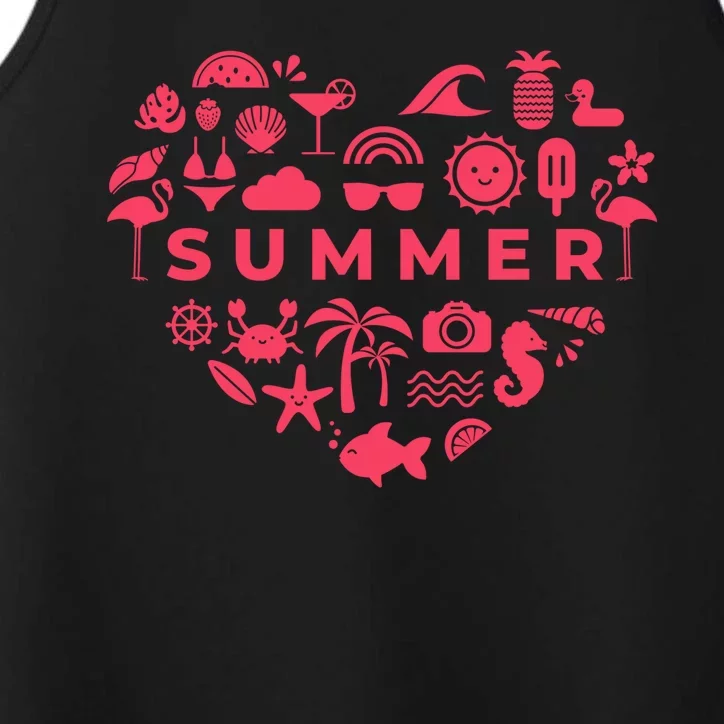 Summer Heart Performance Tank