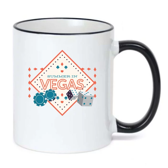 Summer In Vegas Black Color Changing Mug