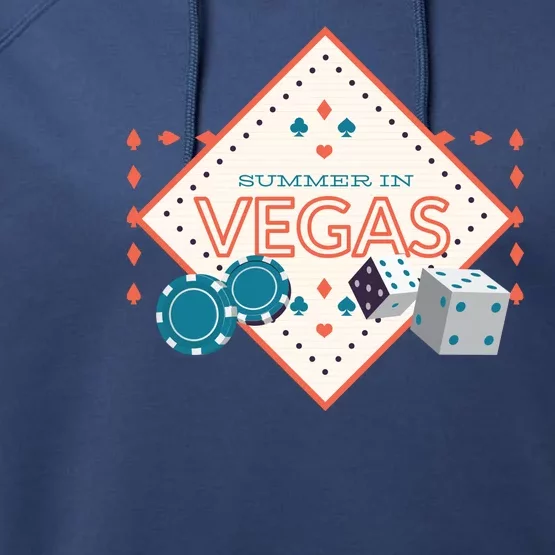 Summer In Vegas Performance Fleece Hoodie