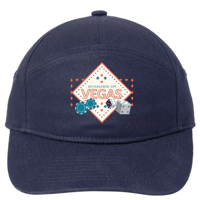 Summer In Vegas 7-Panel Snapback Hat