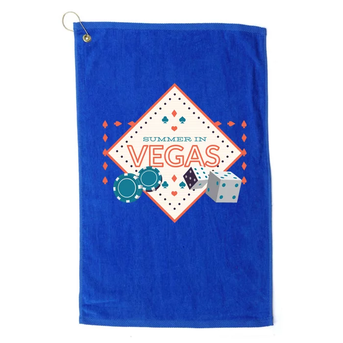 Summer In Vegas Platinum Collection Golf Towel