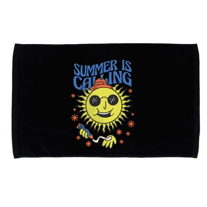 Summer Is Calling Microfiber Hand Towel