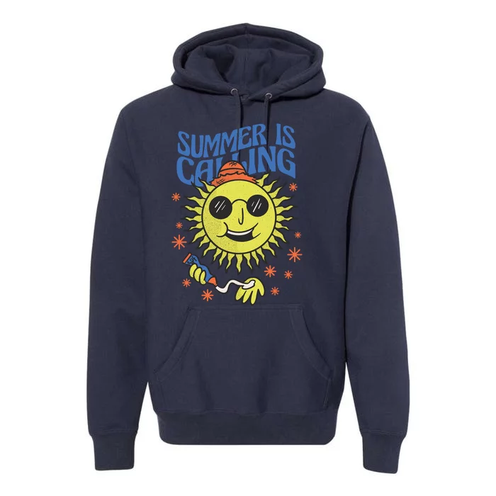 Summer Is Calling Premium Hoodie