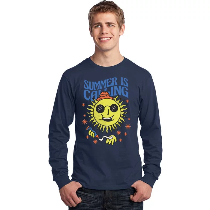 Summer Is Calling Tall Long Sleeve T-Shirt