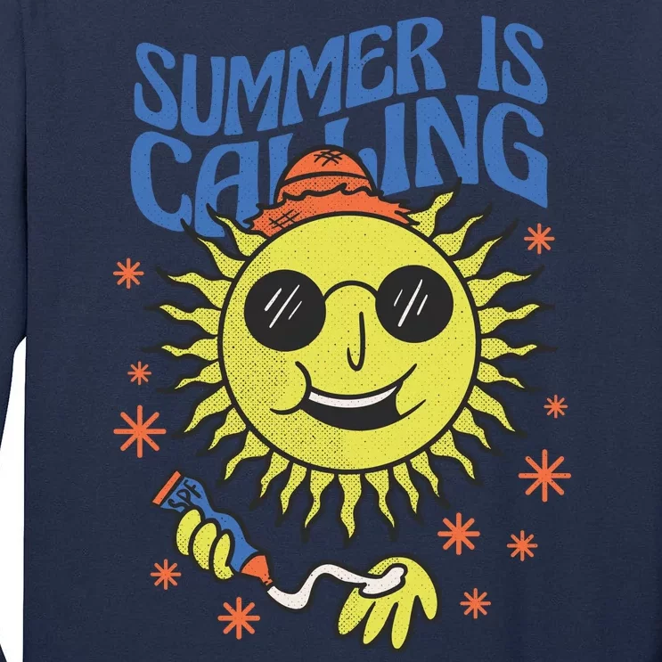 Summer Is Calling Tall Long Sleeve T-Shirt