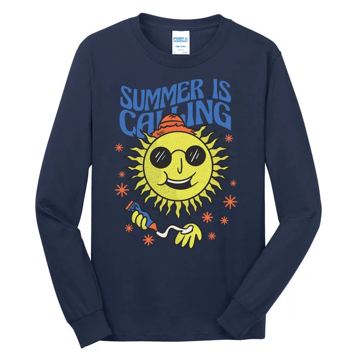 Summer Is Calling Tall Long Sleeve T-Shirt