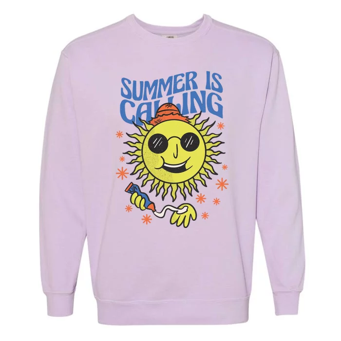 Summer Is Calling Garment-Dyed Sweatshirt