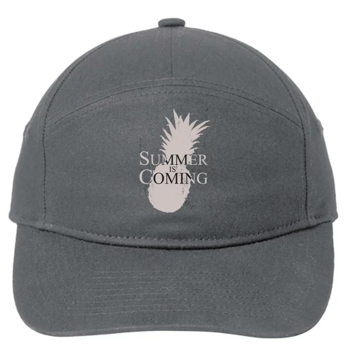 Summer Is Coming Pineapple 7-Panel Snapback Hat