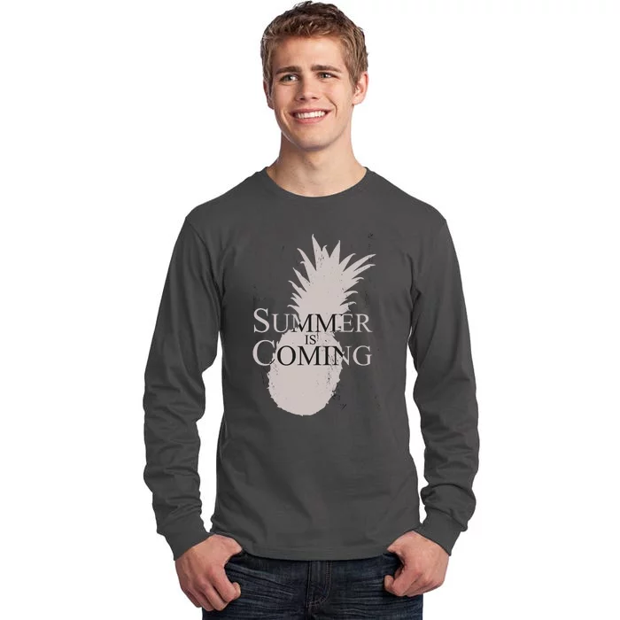 Summer Is Coming Pineapple Tall Long Sleeve T-Shirt