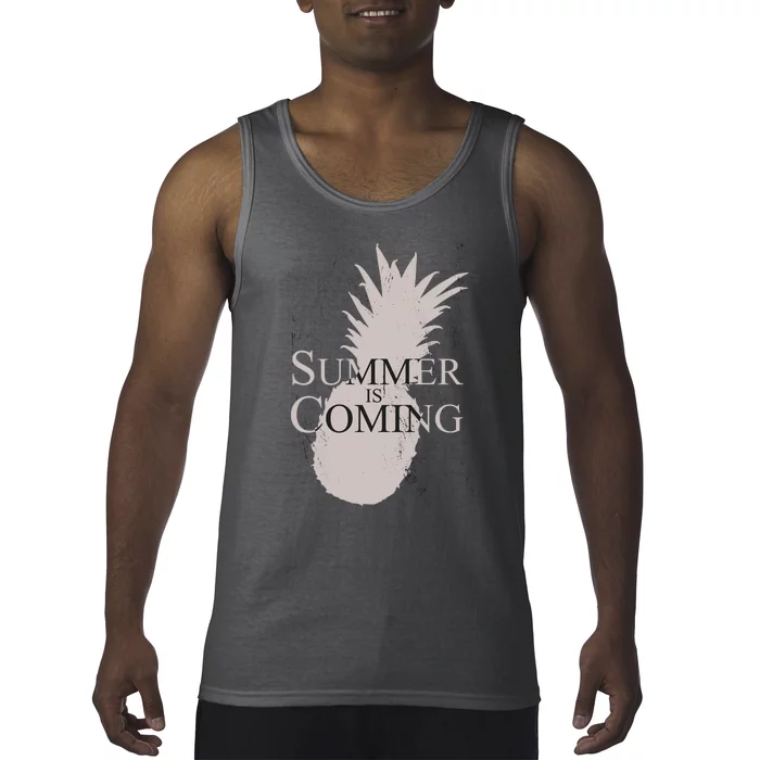 Summer Is Coming Pineapple Tank Top