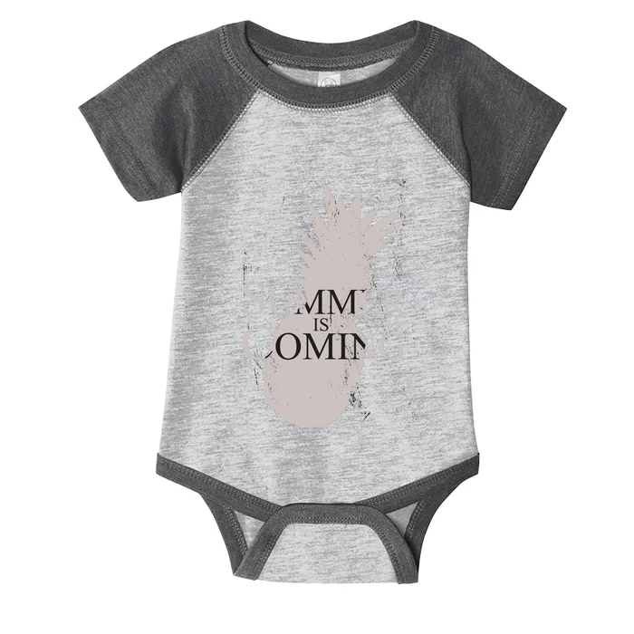 Summer Is Coming Pineapple Infant Baby Jersey Bodysuit