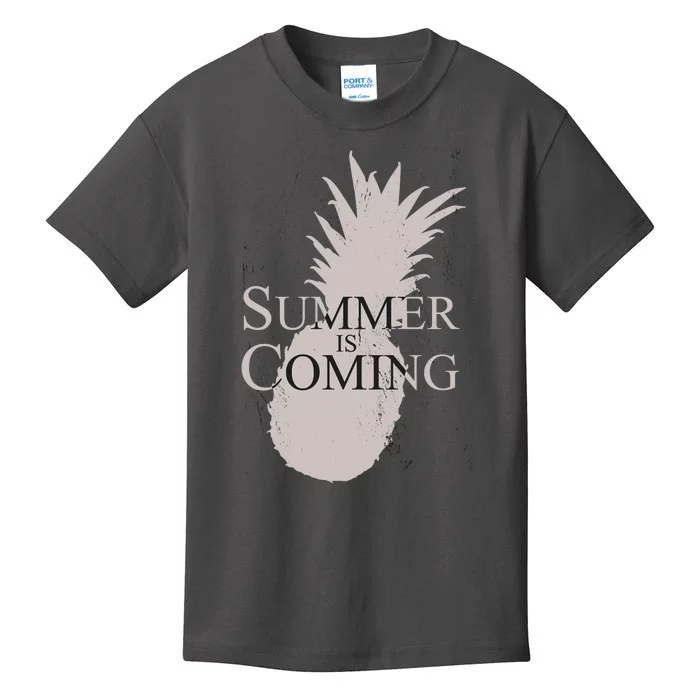 Summer Is Coming Pineapple Kids T-Shirt