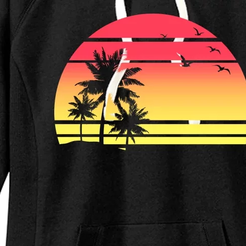 Summer Sunset Women's Fleece Hoodie