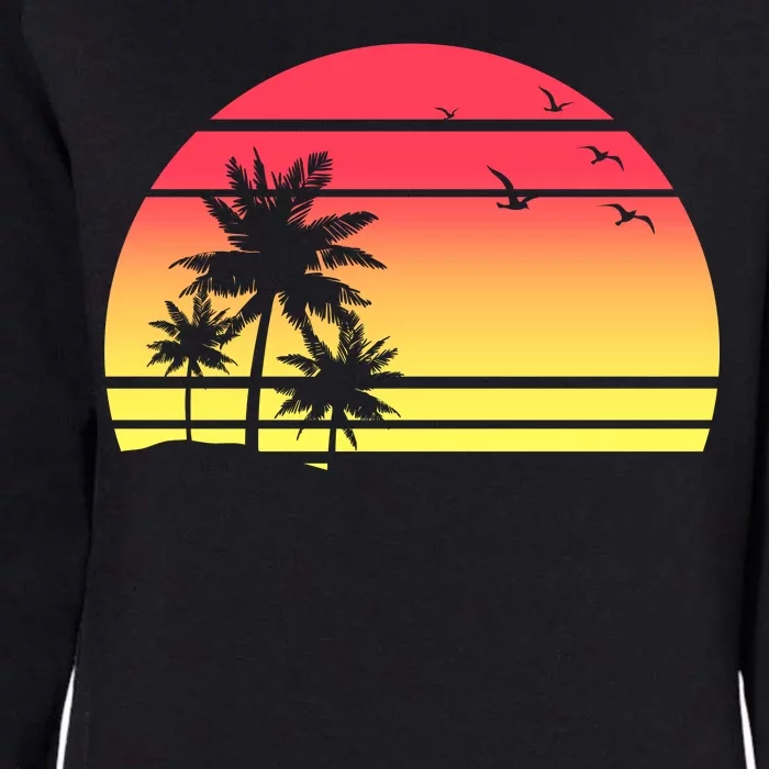 Summer Sunset Womens California Wash Sweatshirt