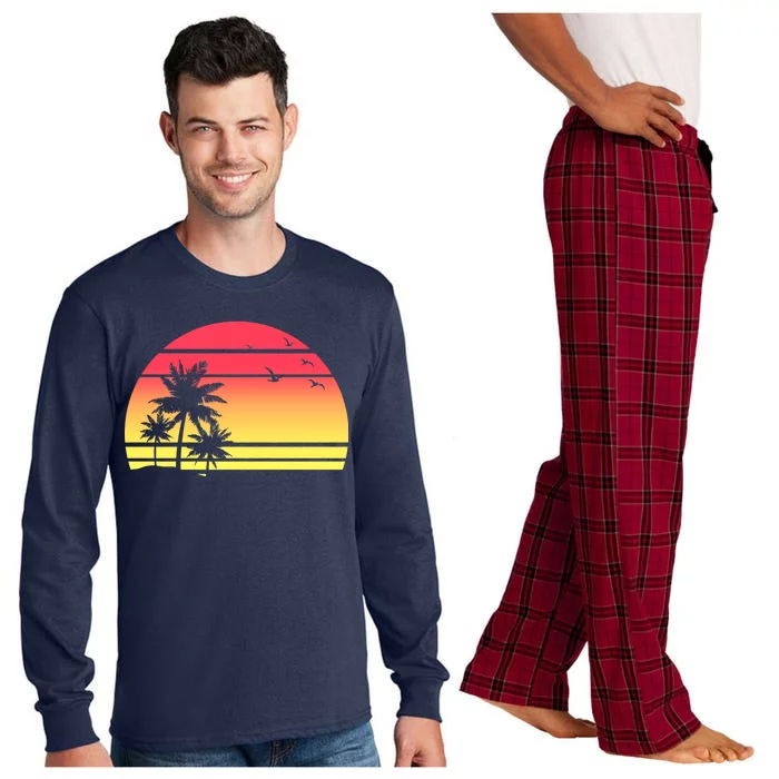 Summer Sunset Long Sleeve Pajama Set