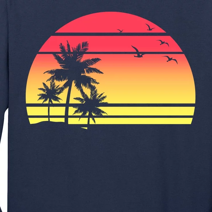 Summer Sunset Tall Long Sleeve T-Shirt