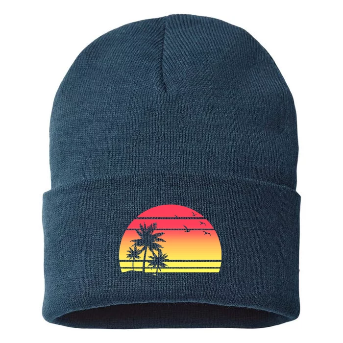 Summer Sunset Sustainable Knit Beanie