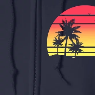 Summer Sunset Full Zip Hoodie