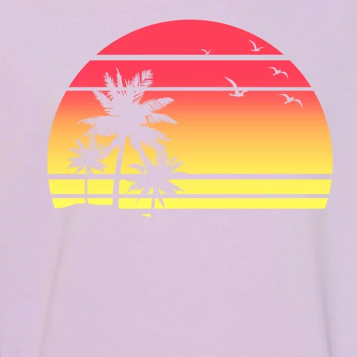 Summer Sunset Garment-Dyed Sweatshirt