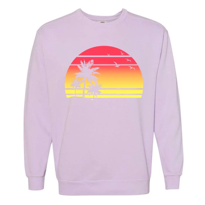 Summer Sunset Garment-Dyed Sweatshirt