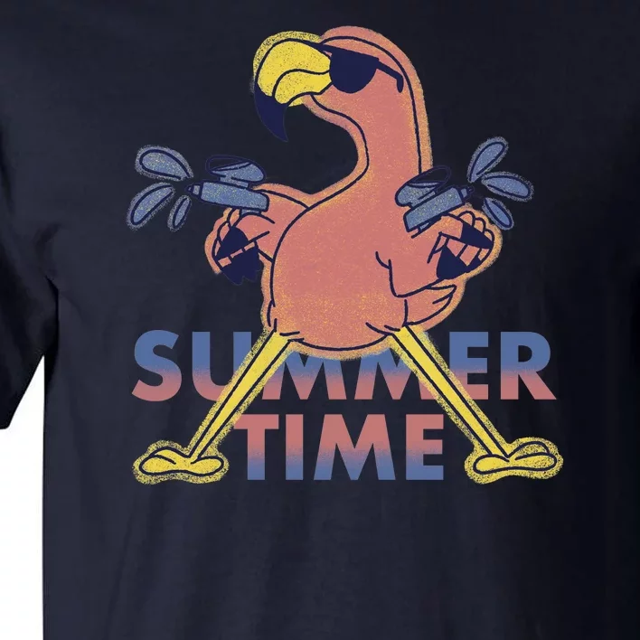 Summer Time Flamingo Tall T-Shirt