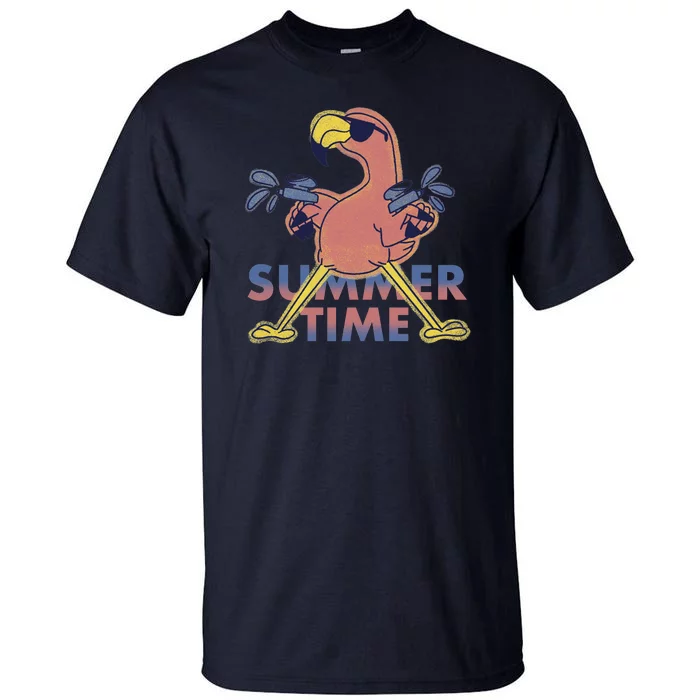 Summer Time Flamingo Tall T-Shirt