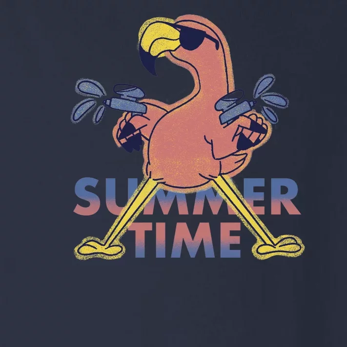 Summer Time Flamingo Toddler Long Sleeve Shirt