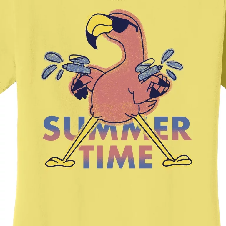 Summer Time Flamingo Women's T-Shirt