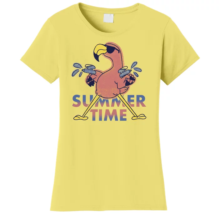 Summer Time Flamingo Women's T-Shirt