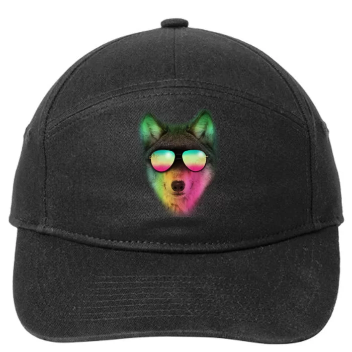 Summer Wolf 7-Panel Snapback Hat