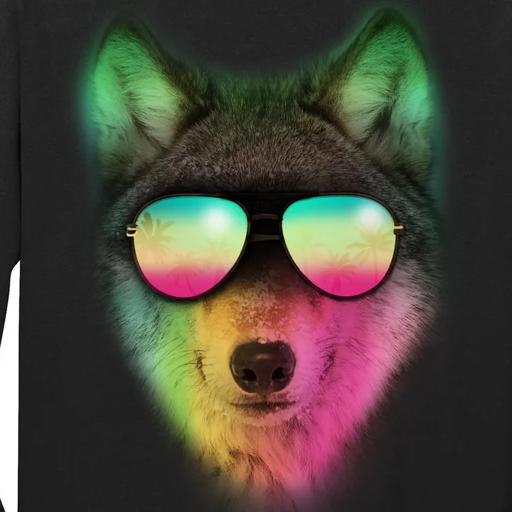 Summer Wolf Tall Long Sleeve T-Shirt