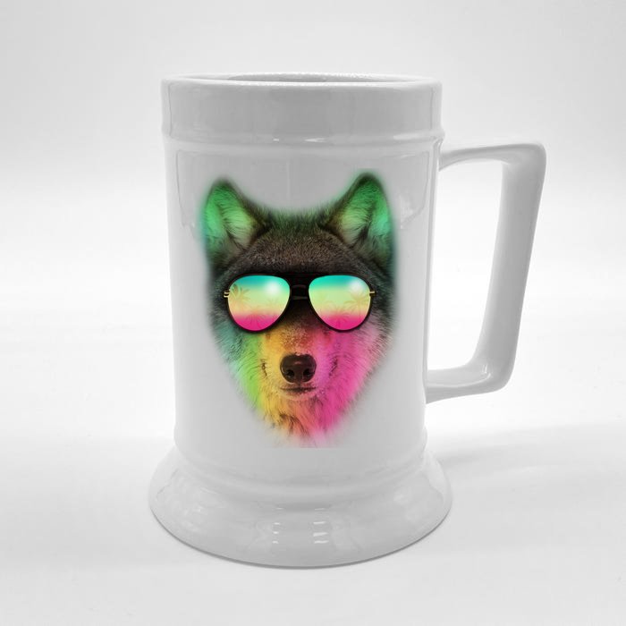 Summer Wolf Front & Back Beer Stein