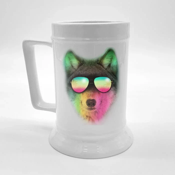 Summer Wolf Front & Back Beer Stein